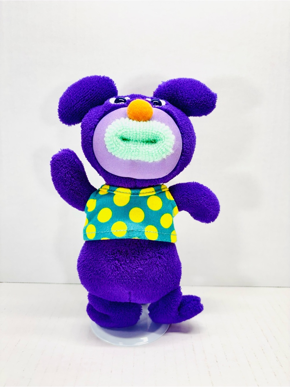 Sing A-Ma-Jig Singing Purple Polka Dot Sound Toy Plush Sings